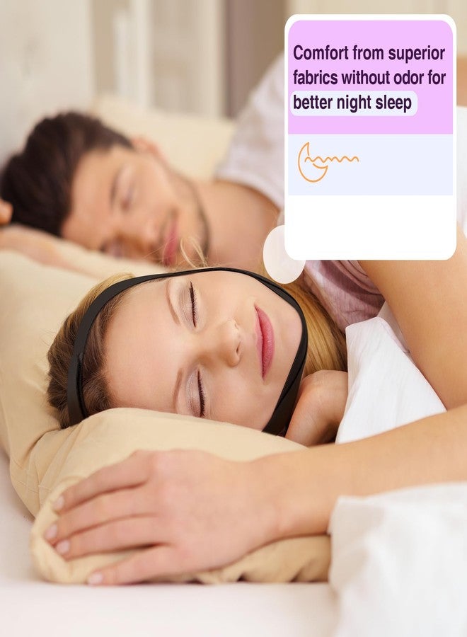 EasYoung Anti Snore Chin Strap [Upgraded], EasYoung Snoring Solution, Effective Anti Snore Strap, Adjustable and Breathable Material Stop Snoring Sleep Headband for Men Women - Image 2